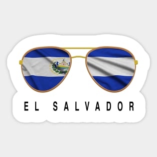 El Salvador Sunglasses Sticker